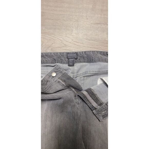 Chico's Additions Women's Black Gray Faded Jeans‎ Chico's Size 2 - Picture 7 of 15